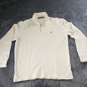 Polo zip up sweater